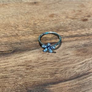 Pandora Flower Ring Size 4